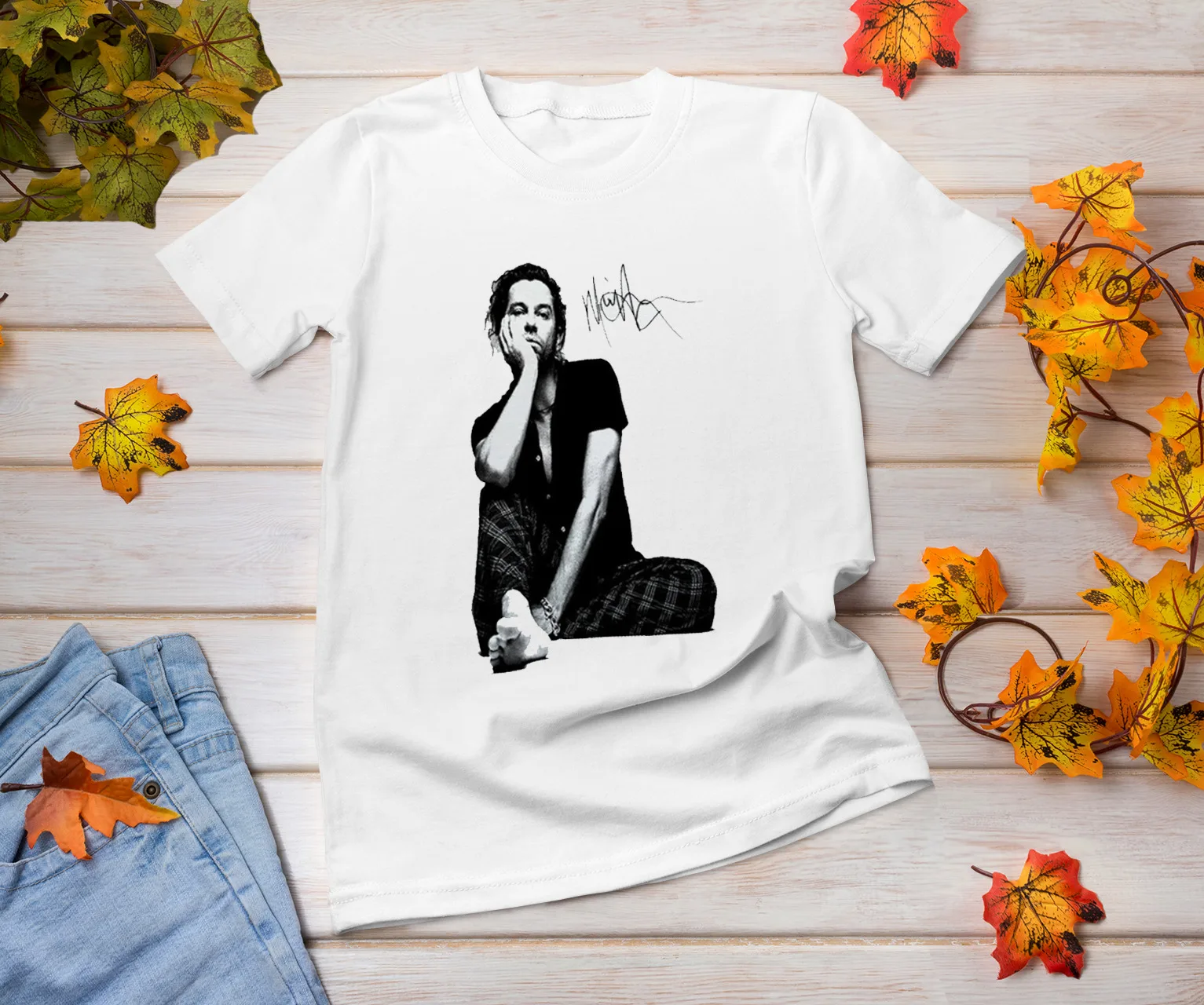 Новая популярная белая футболка Майкла хатенса все размеры фанаты S1843