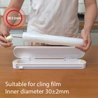 2022 коробка для резки пленки, кухонный дозатор для обертывания пищи, резак, алюминиевая фольга, раздвижной нож, тип хранения, кухонные аксессуары, оптовая продажа