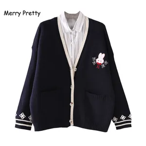 Кардиган женский трикотажный, жаккардовый, с двойным карманом и V-образным вырезом