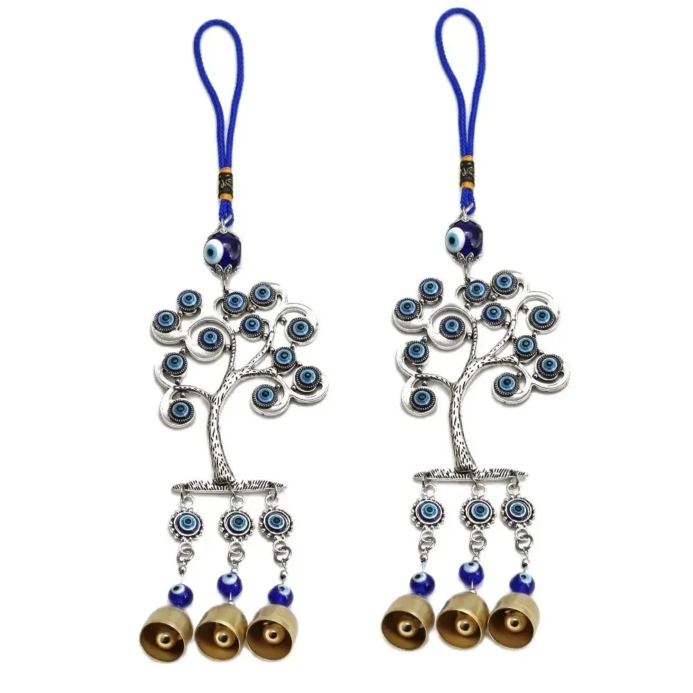 Греческий глаз деревянный наружный ветровой Колокольчик из сплава подвеска от