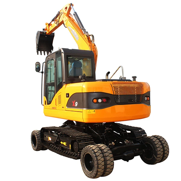 

Rhinoceros Xiniu 8770kg колеса экскаватора Crawler X9 с двигателем Yanmar