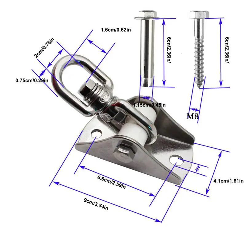 Поворотные кронштейны из нержавеющей стали