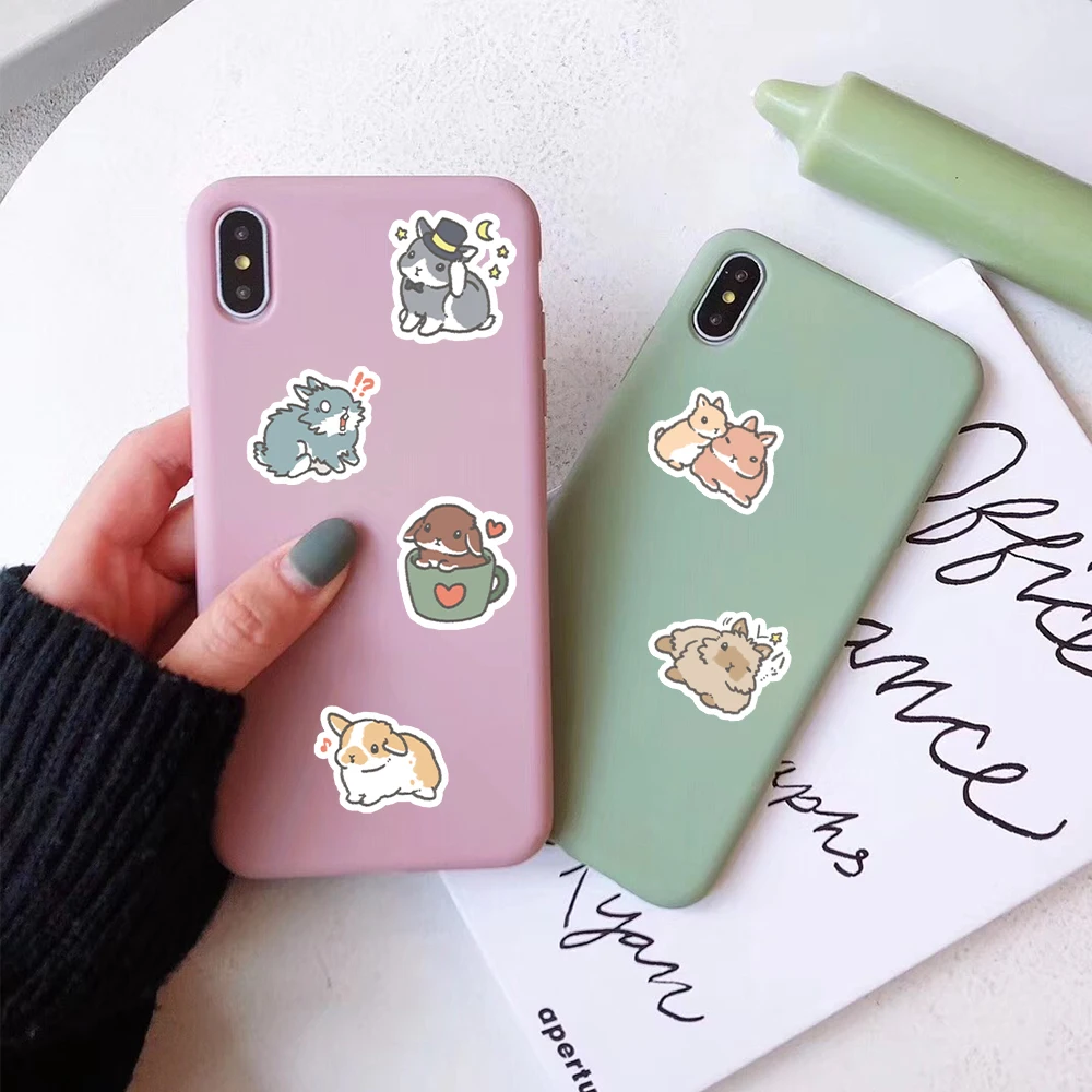 40 Самоклеящихся Наклеек С Милым Дизайном Кролика Универсальное Украшение Для