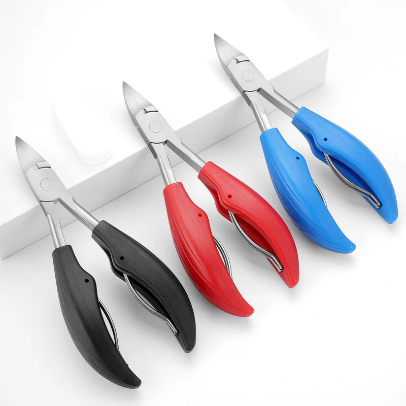 

Professional Nail Clippers Fingernail Cutter Stainless Steel Pusher Trimming Cuticle Scissors Clipper Nail Manicure Tools