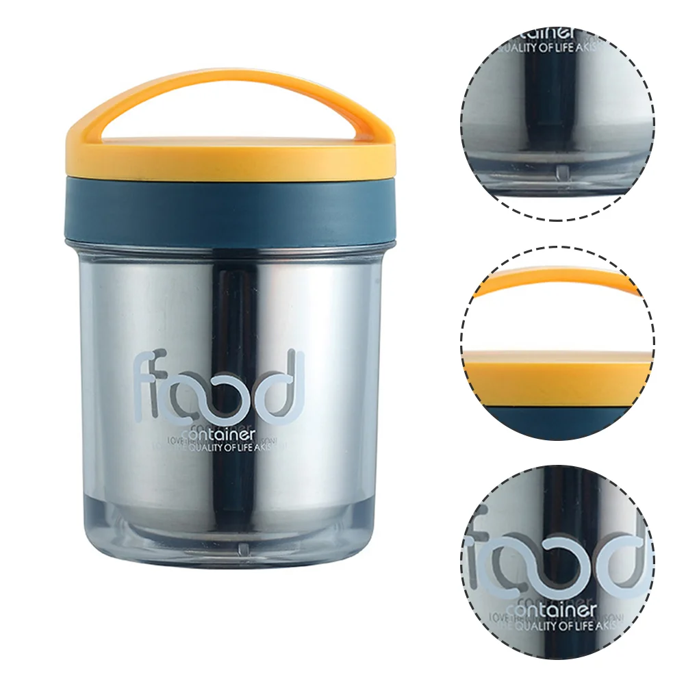 

Boxbento Lunch Soup Mug Bowl Thermal Storage Container Stainless Steel Portable Jar Sealed Containers Handle Meal Capacity