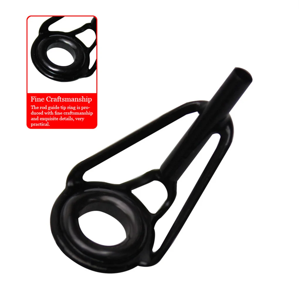 

80 Pcs Fishing Rod Guides Tip Ring Repair Kit Smooth Frame for Outdoor