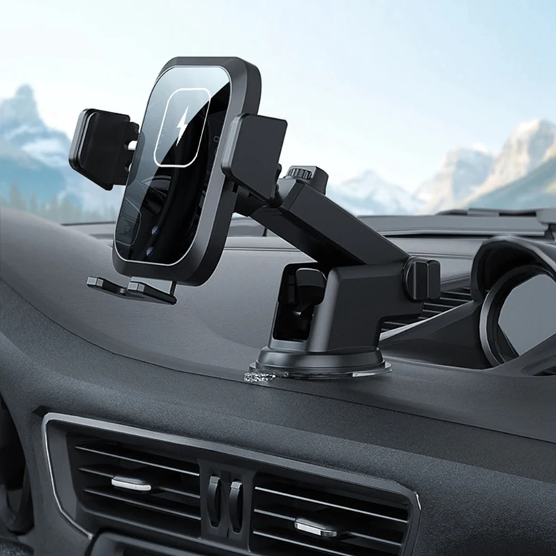 Автомобильный держатель для телефона 15 Вт с функцией быстрой зарядки