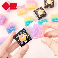 kawaii independent packaging sweet planet surprise box eraser creative 12 constellation erasers cute student eraser stationery