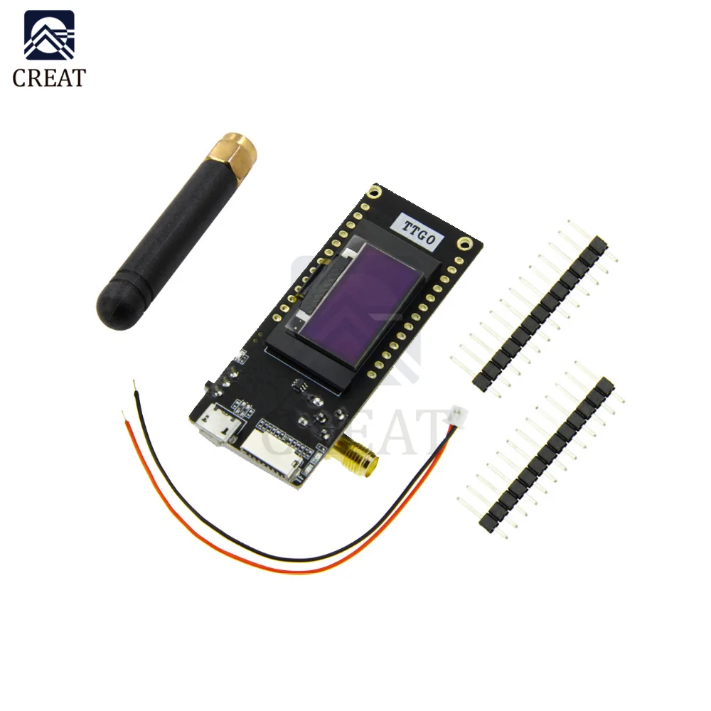 

LoRa32 V2.1 LoRa OLED 0.96 inch for SD Card Bluetooth WIFI Wireless Module ESP-32 SMA IP5306 SPI Interfac 433Mhz 868Mhz 915Mhz