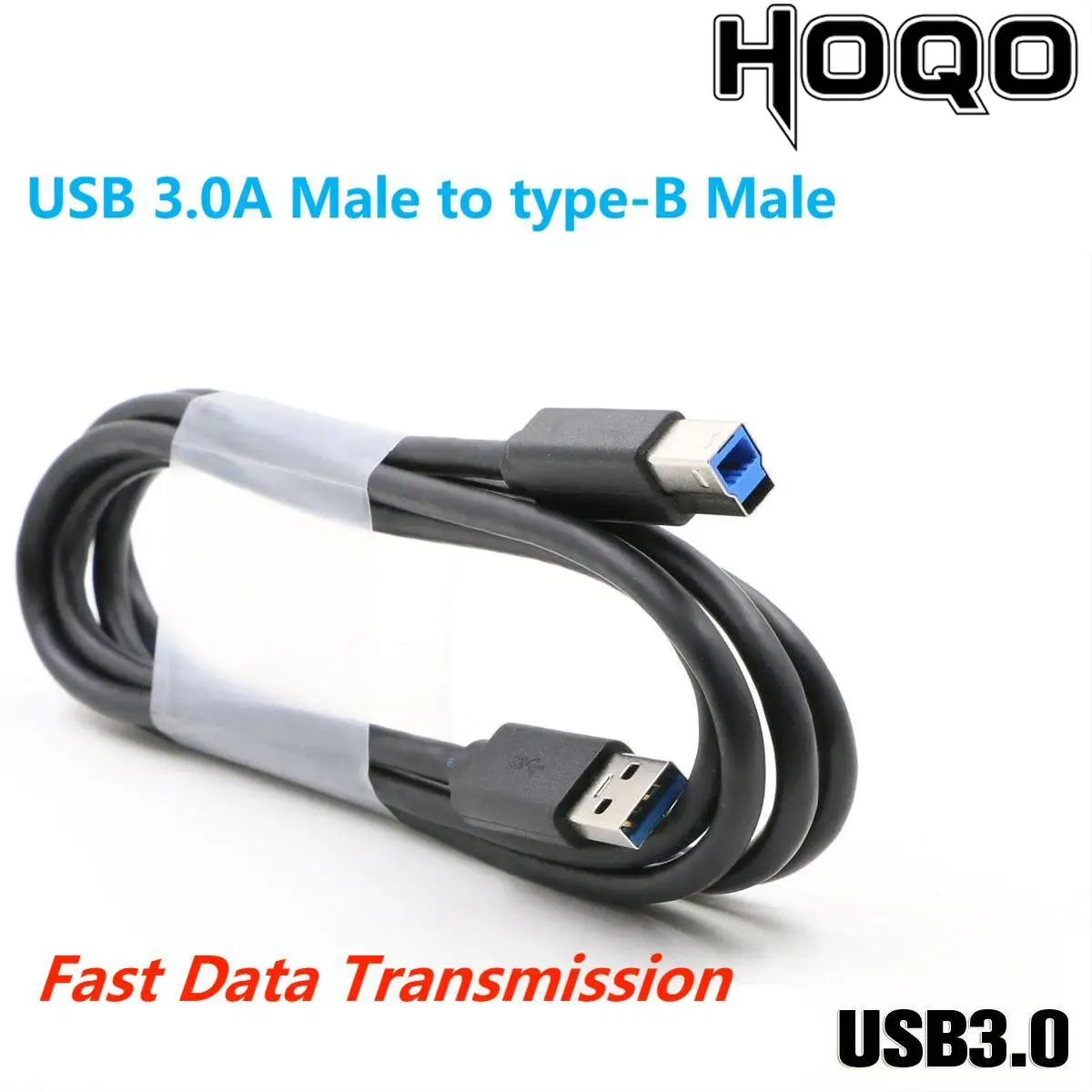 50Pcs Fast Data Transmission Sync Printer Cable USB3.0 Type A  To Type B Male for Print Scanner Fax Machine,USB A to TYPE B Male