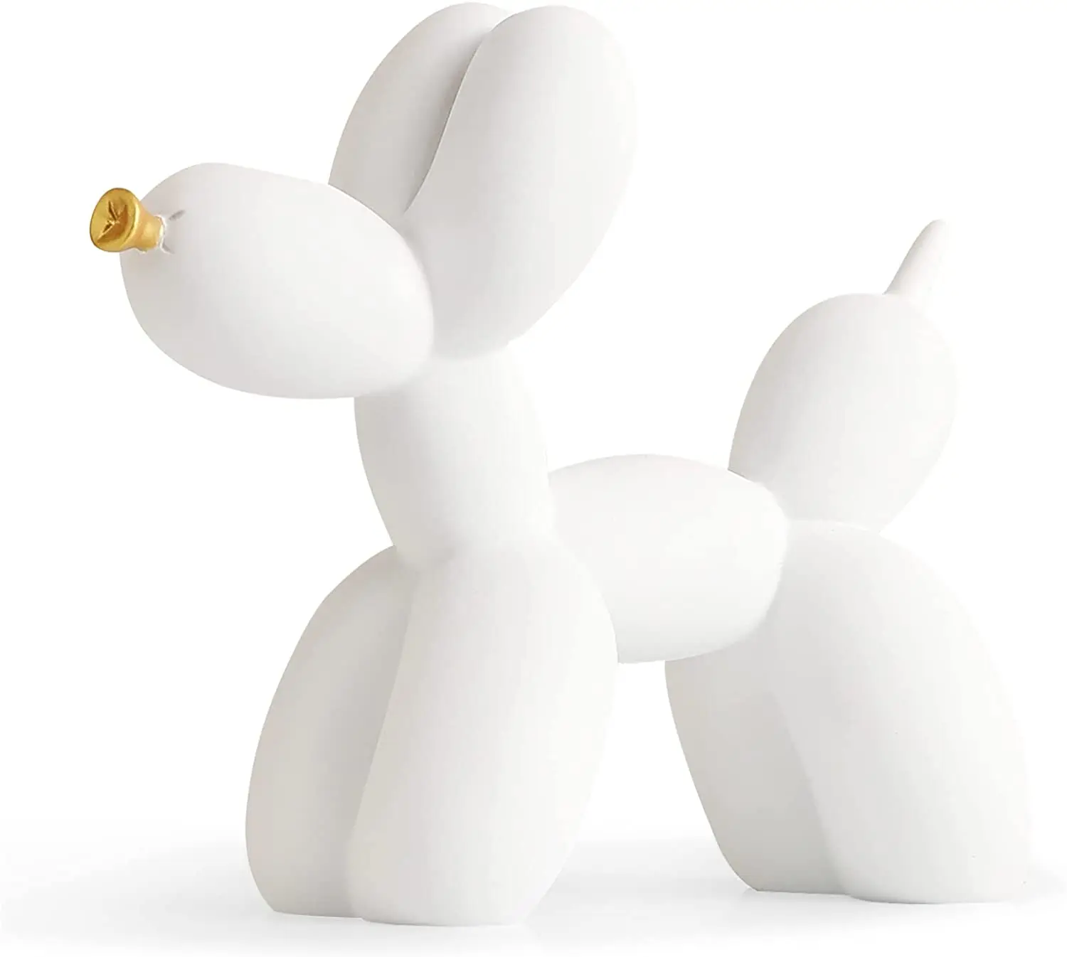 

Balloon Dog Statue Collectible Figurines Art Modern Sculpture, Cute Dog Animals Resin Crafts Handmade Ornament Home Decor