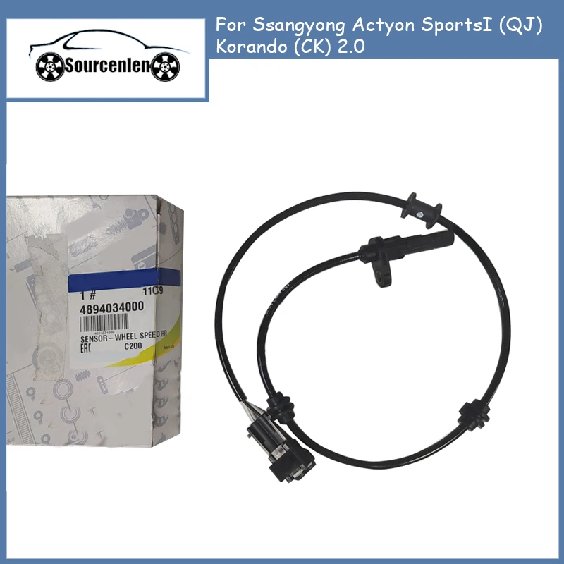 Оригинальный датчик скорости колеса 48940-34000 4894034000 для Ssangyong Actyon SportsI (QJ) Korando (CK) 2 0