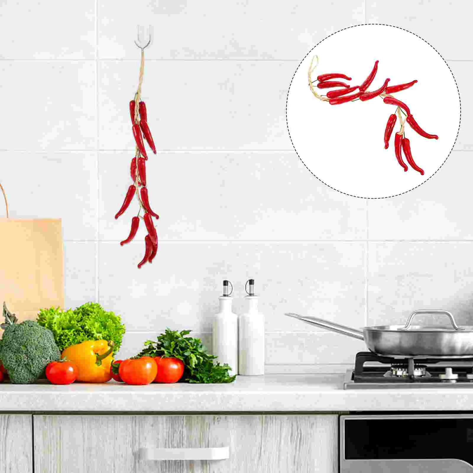 Искусственное растение Paprika реалистичный перец Искусственная Имитация Чили