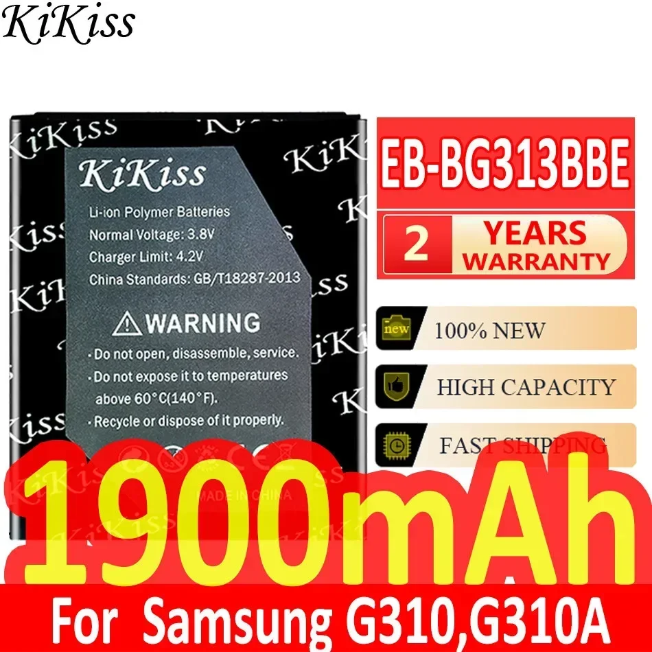 Аккумулятор KiKiss 1900 мАч EB-BG313BBE для Samsung Galaxy ACE 3 ACE3 4 ACE4 Neo G313H G318H S7272 S7898 S7562C G357 N9002