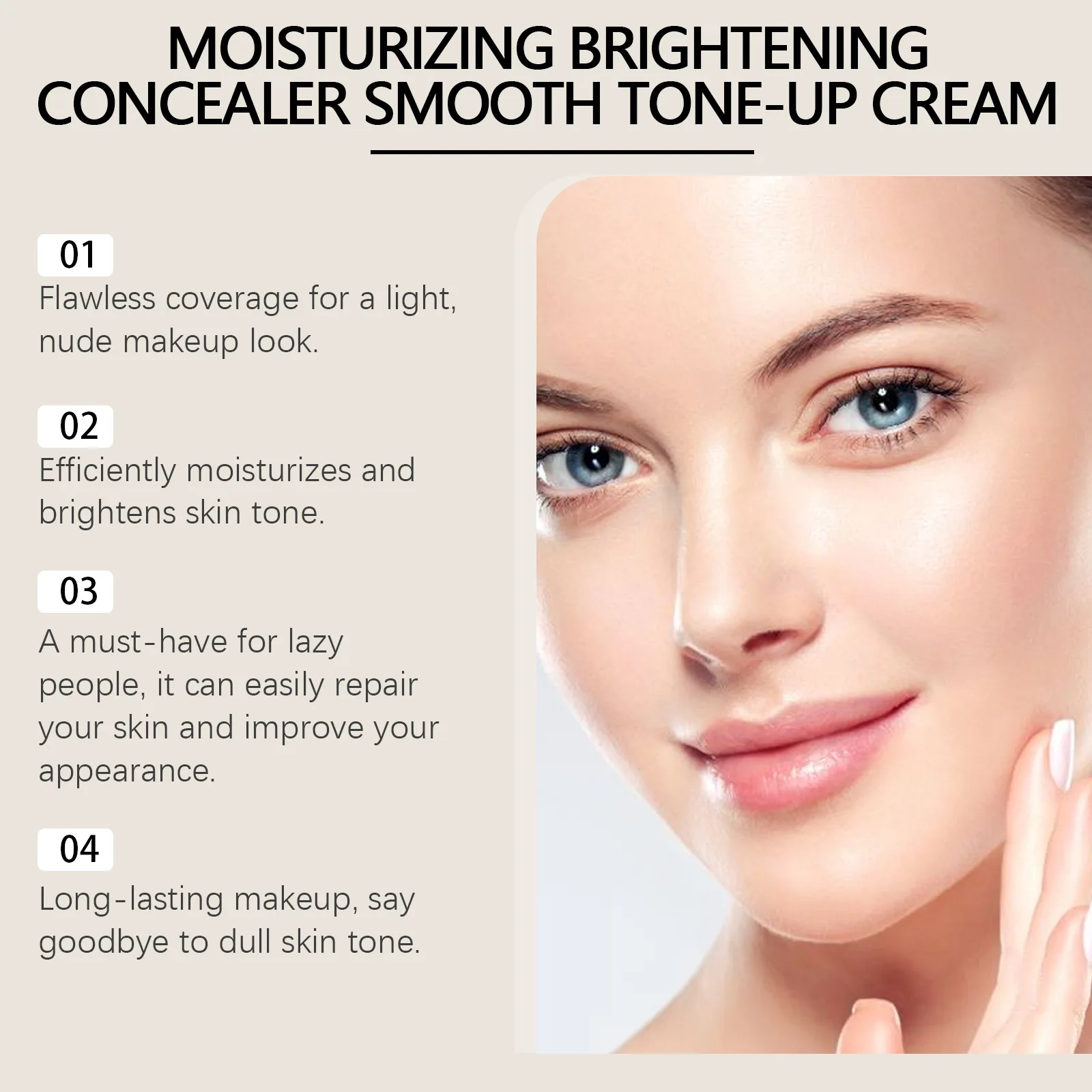 Hoygi увлажняющий консилер простой крем покрытие Imperfections ленивый омолаживающий