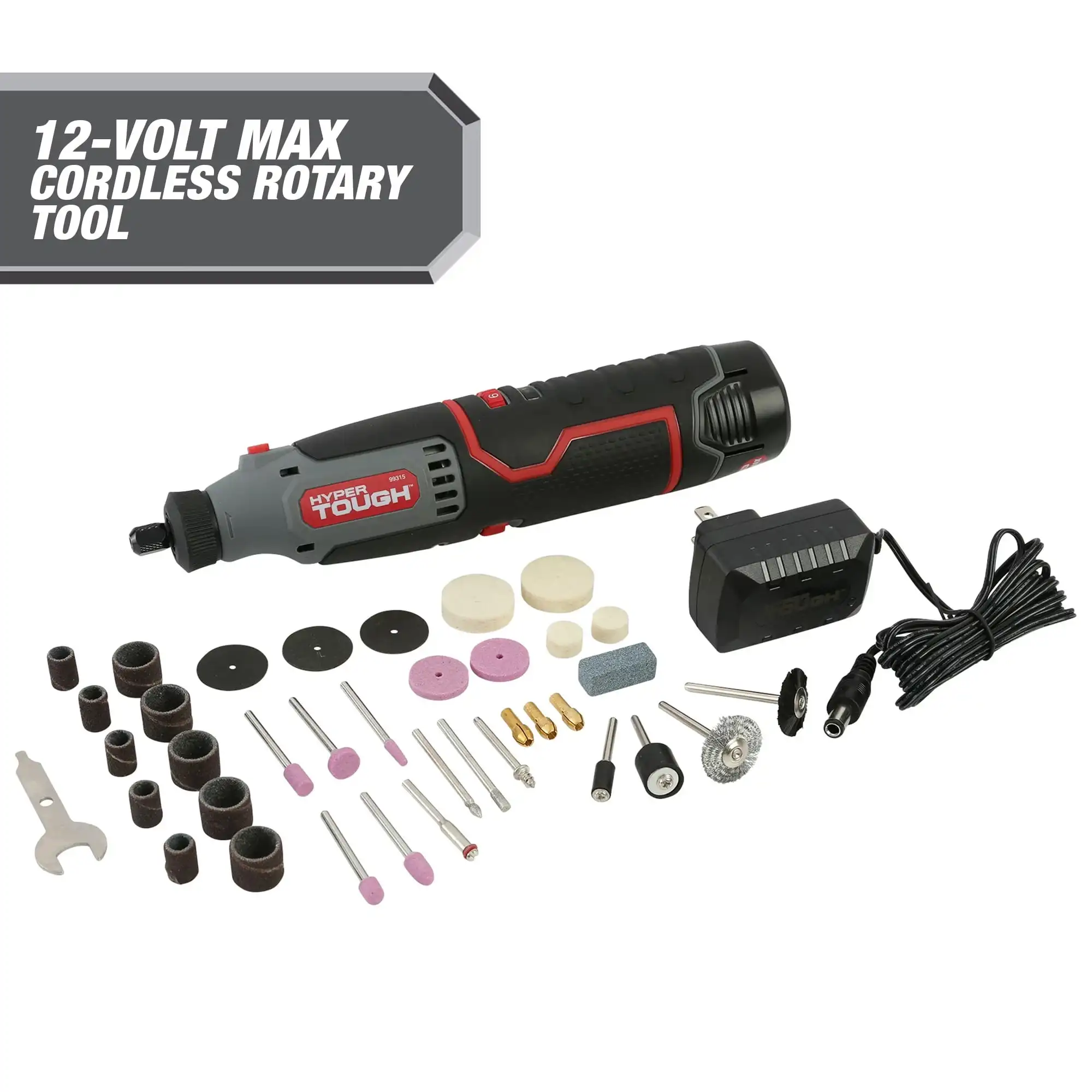 12V Max* Lit-Ion Cordless Variable Speed Rotary Tool, 40 Accessories, with 1.5Ah Battery & Charger, 99315