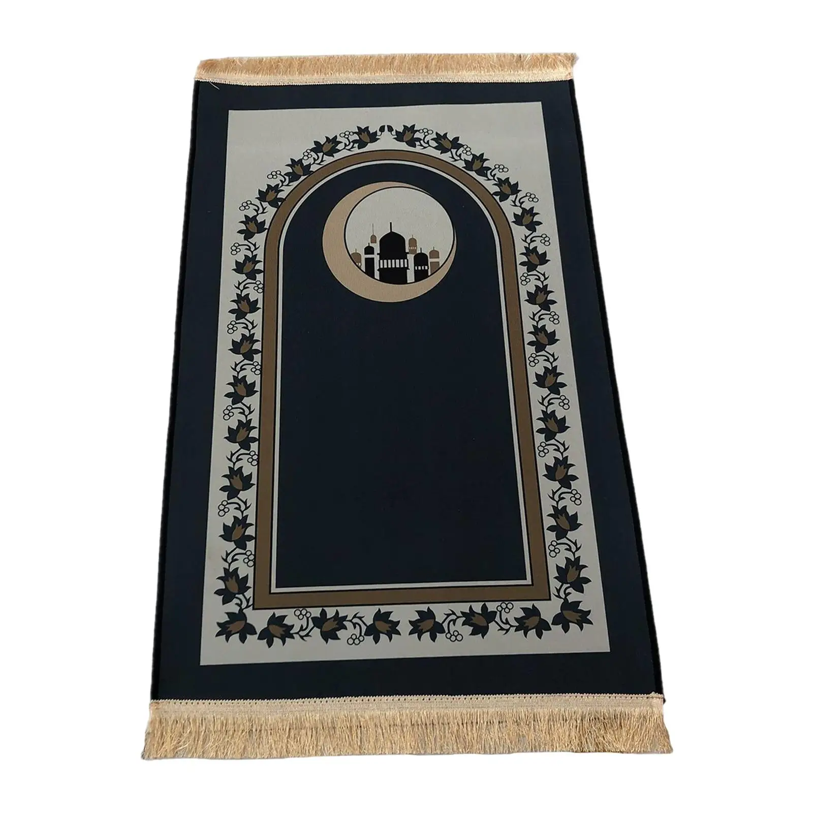 

Prayer Rug Thick Traditional Eid Ramadan Mat for Kids Men Women Ramadan Gift