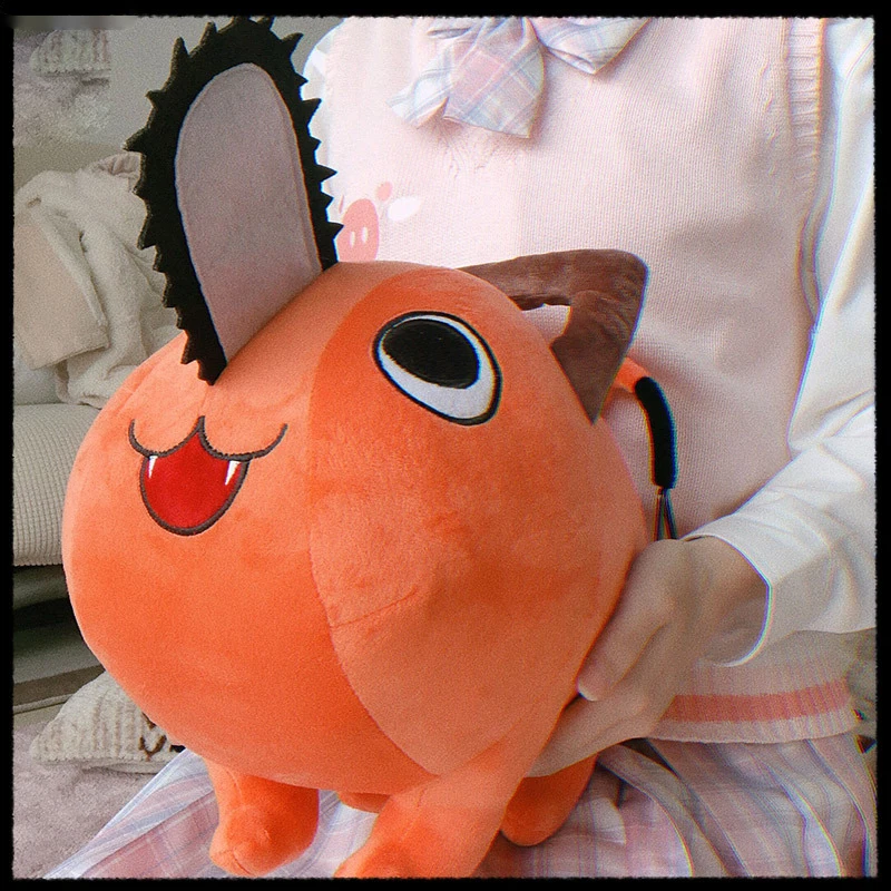 

Anime Chainsaw Man Plush Toy Pochita Pendant Keychain Plush Dolls Soft Pillow Collection Cosplay Birthday Gift for Kids