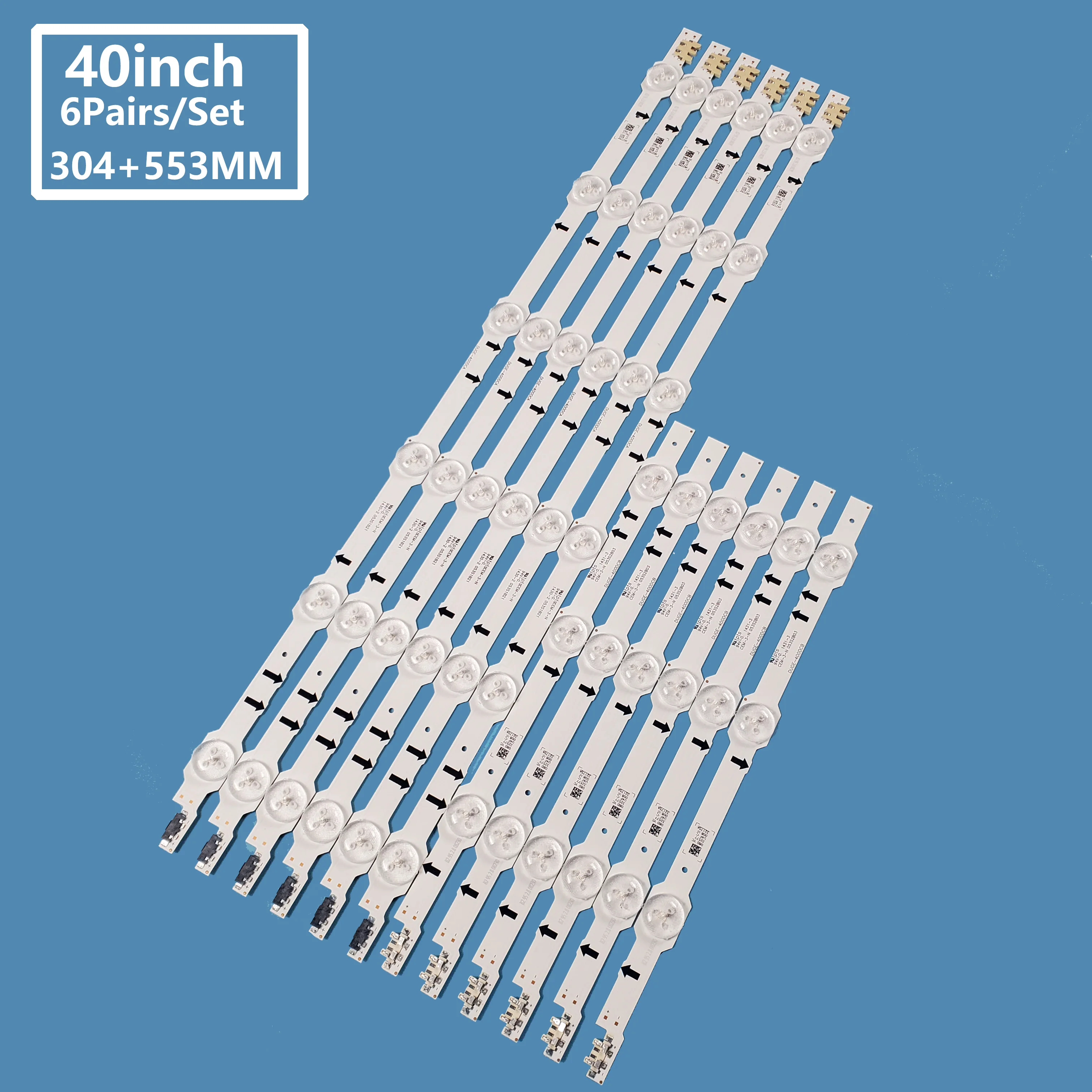 

Светодиодная лента для подсветки телевизора, фонарь для Samsung 40 дюймов, UA40HU5920J UA40HU5900J