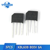 in stock kbl608 silicon bridge rectifier 6a 800v diode electronic component bridge rectifiers set 5pcslot