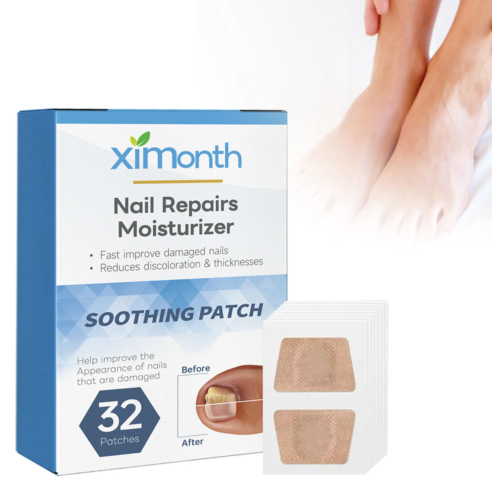 

32 шт., пластыри для восстановления ногтей