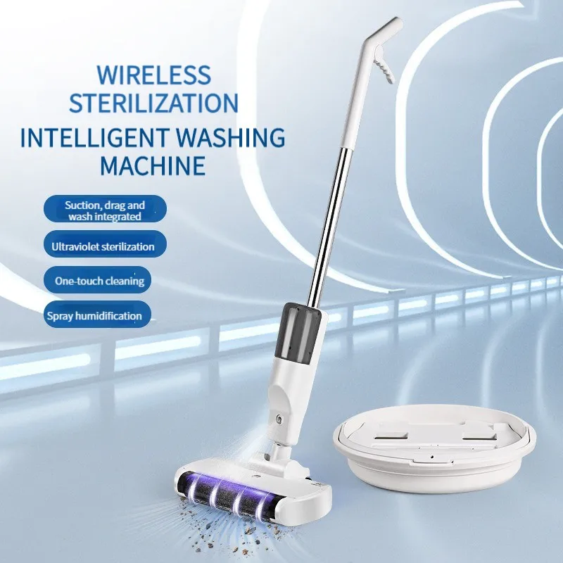 

ECHOME Intelligent Wireless Electric Floor Mops Household Sweep and Drag Integrated Washing Machine Lazy Hands-free Rotating Mop