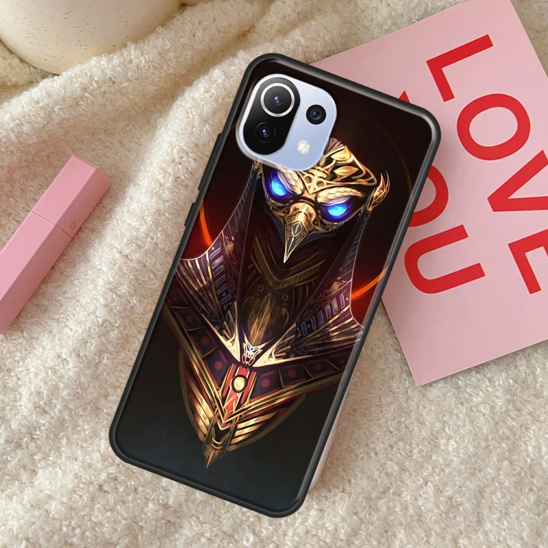 Чехол с изображением бога египта Хоруса и Анубиса для POCO F3 F1 M3 M4 X3 Pro GT X4 чехол