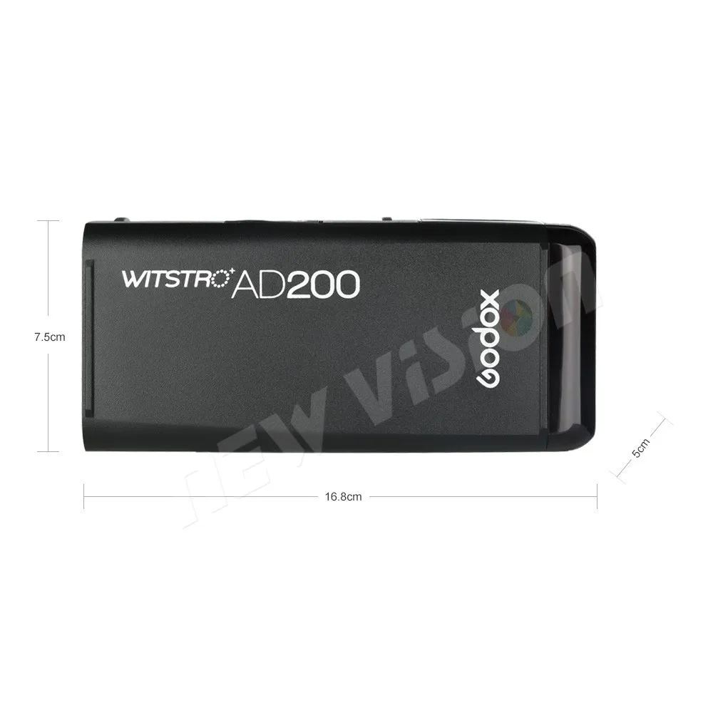 Карманная Внешняя вспышка Godox AD200 200Ws TTL 2 4G HSS 1/8000s с двойной головкой и литиевой