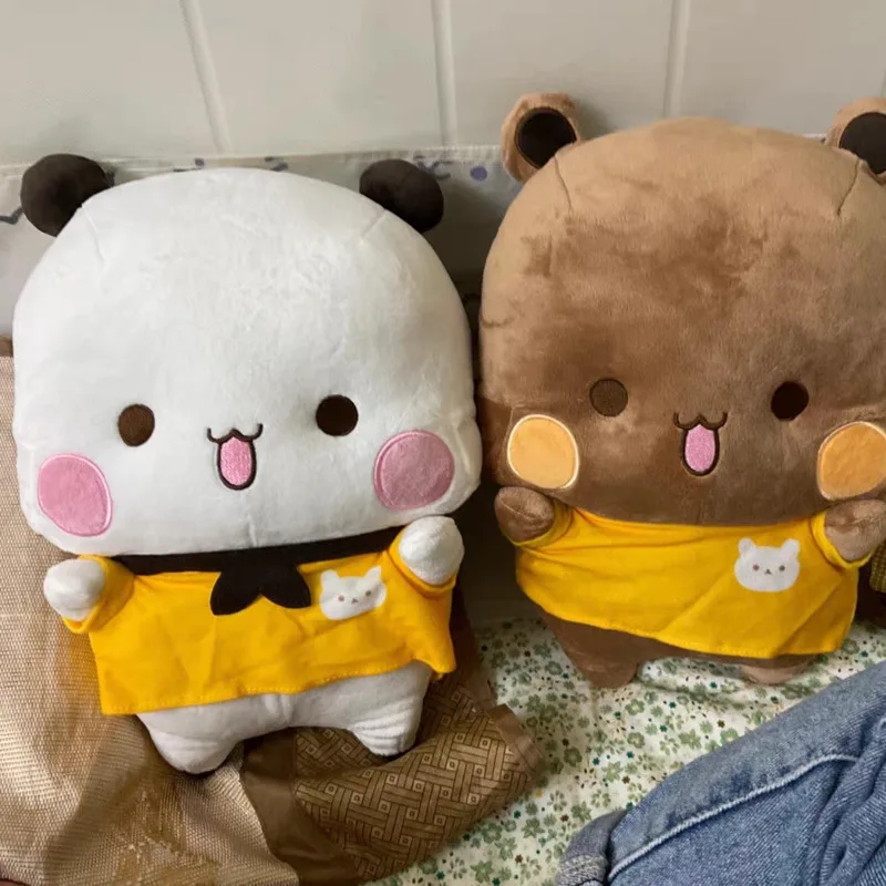 Yier Panda Plush Bubu And Dudu Cute Cartoon Bear Mitao Kawaii Stuffed Toy Soft Pillow Doll Room Decor Children's Day Kid Gift