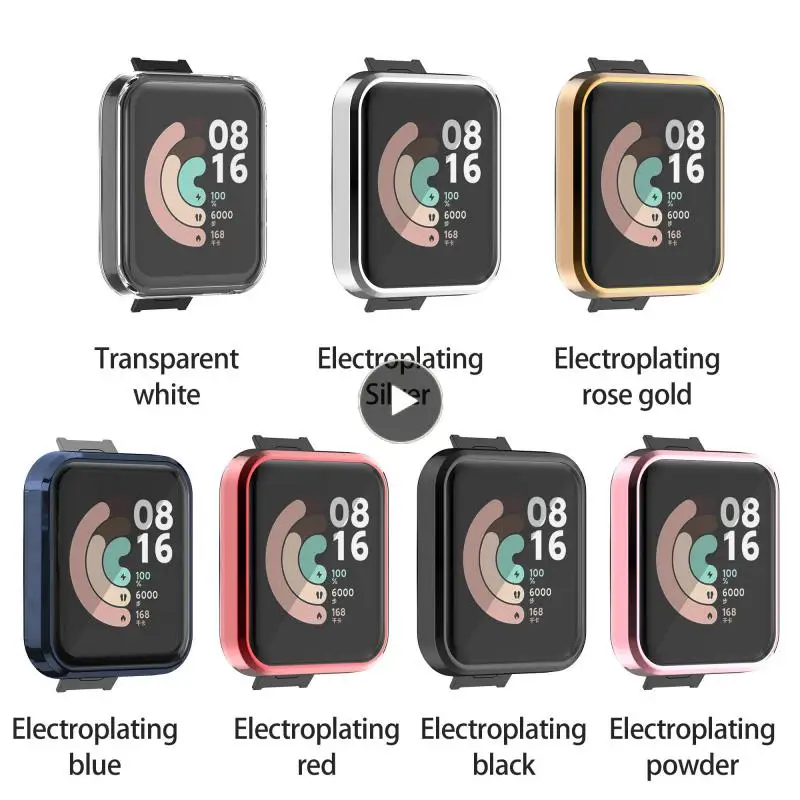 

Screen Protector Dustproof All-inclusive Watch Case Smart Accessories Anti-drop Protective Case For Mi Watch Lite Tpu