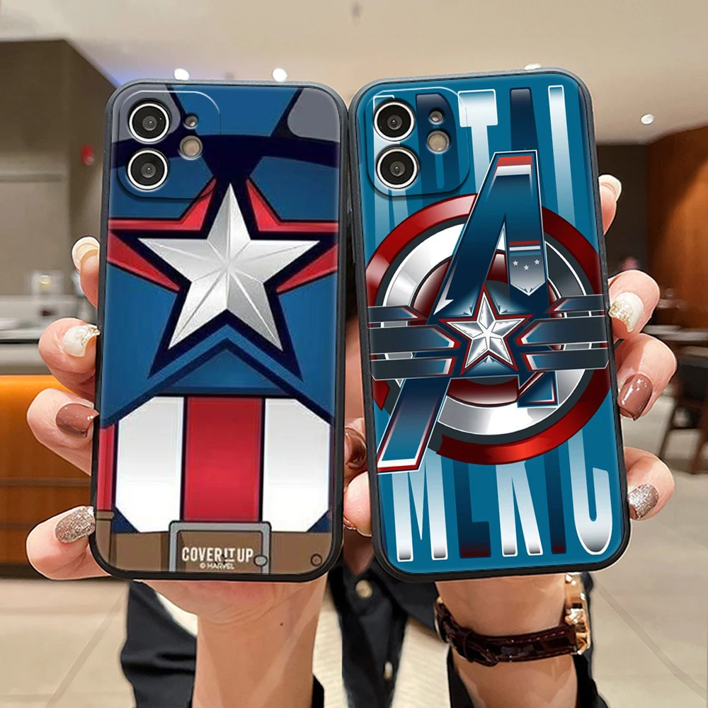 

for OPPO F11 F17 F19 Pro Plus Find X3 LITE NEO PRO Captain America Shield silicone phone case