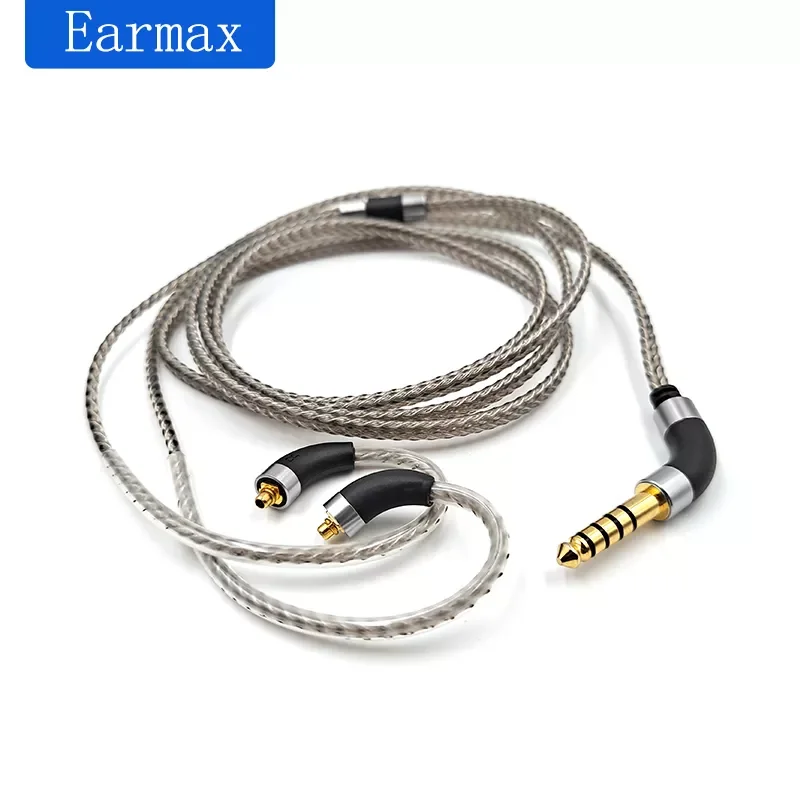 

For Shure SE215 SE315 SE425 SE535 SE846 Earphones MMCX Replaceable 2.5mm 4.4mm Balance Cable High Purity Silver Plated Wire