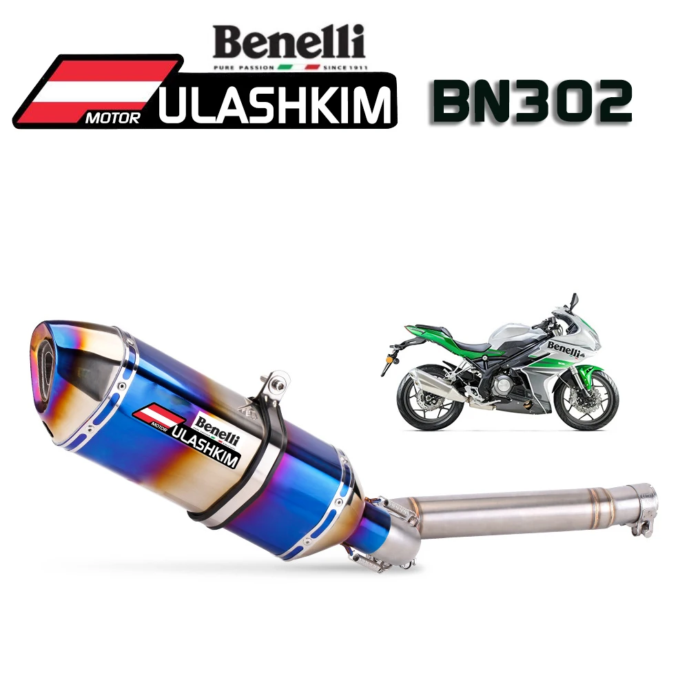

Exhaust Slip On For Benelli 302 BN302 BN 302 Exhaust Muffler