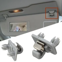 practical grey auto new vehicle clip interior car sun visor hook bracket for audi a1 a3 a4 a5 q3 q5 q7