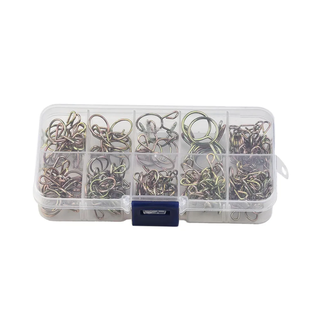 

Parts Spring Clip 5mm-14mm Accessories Air Tube Clamps Assortment Kit Fuel Oil Hose Line Clips 126 Pcs/set Hot New