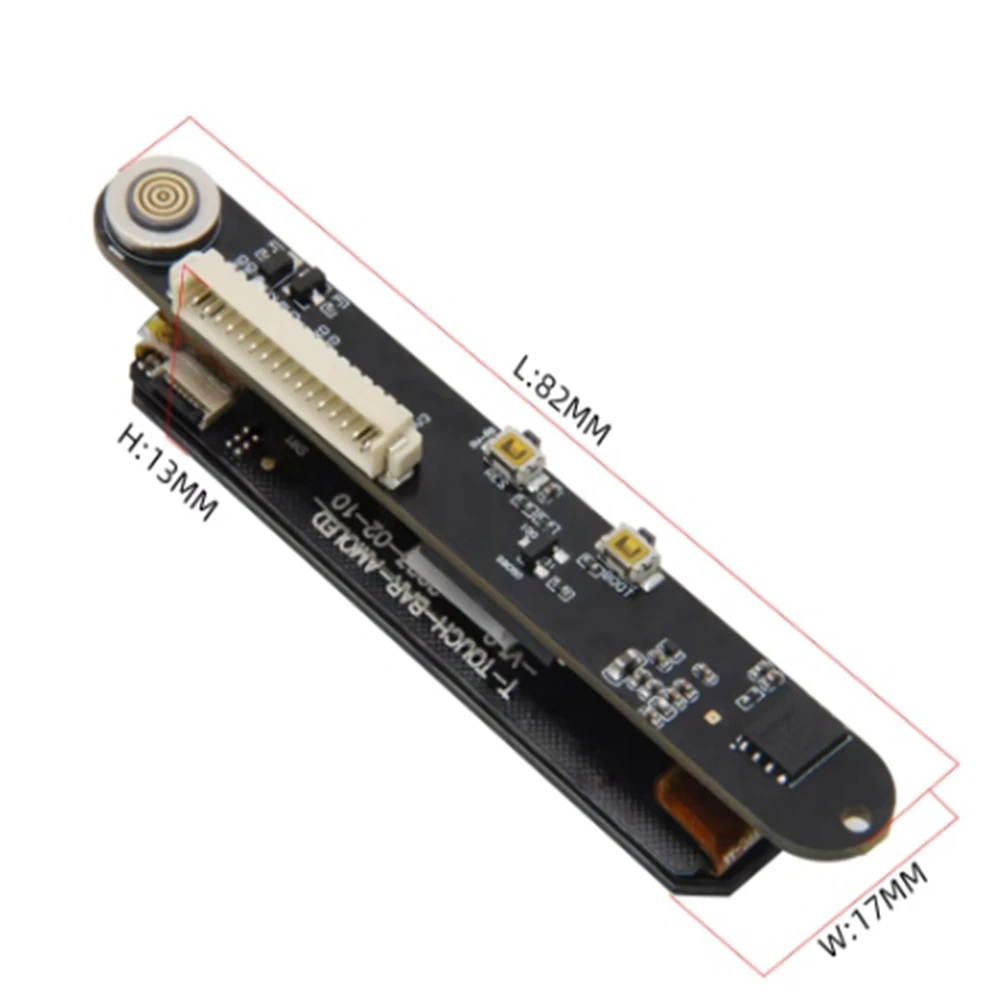 T-Touch Bar AMOLED ESP32-S3 touch display bar entwicklungs board ESP32-S3R8 drahtlose modul magnetische runde usb-stecker