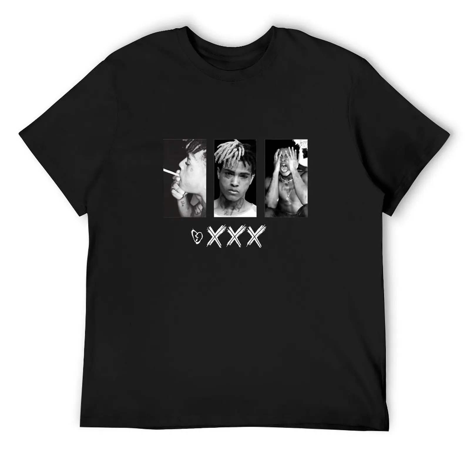 XXXTENTACTION футболка с короткими рукавами для мальчиков белая рисунком винтажная