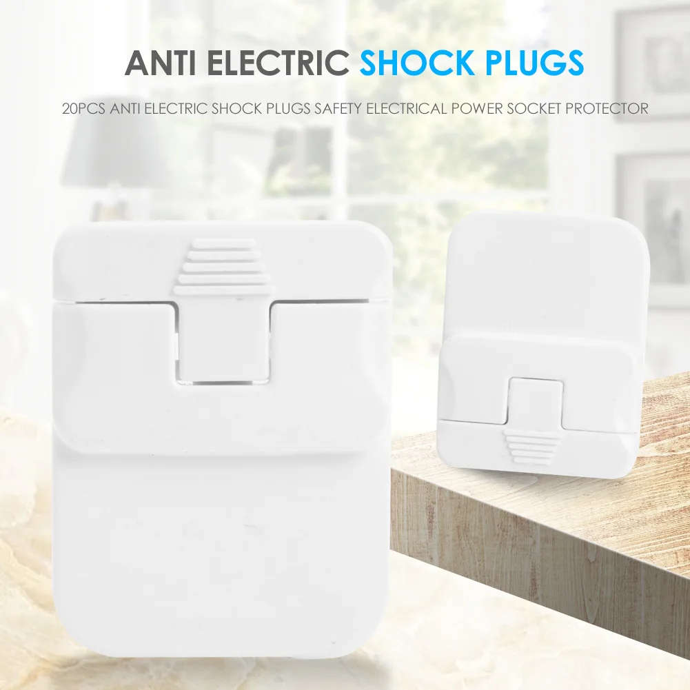 

20Pcs/set Power Socket Cover Electrical Outlet Baby Kid Safety Guard Protector Anti Electric Shock for Home Cover