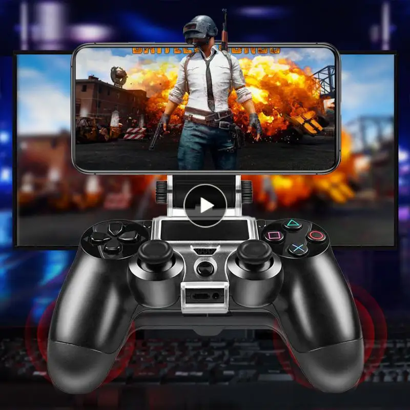 

Flexible Mobile Cell Phone Stand For Controller Mount Adjustable Clip Holder 2 In 1 Gamepad Mount Stand For Universal