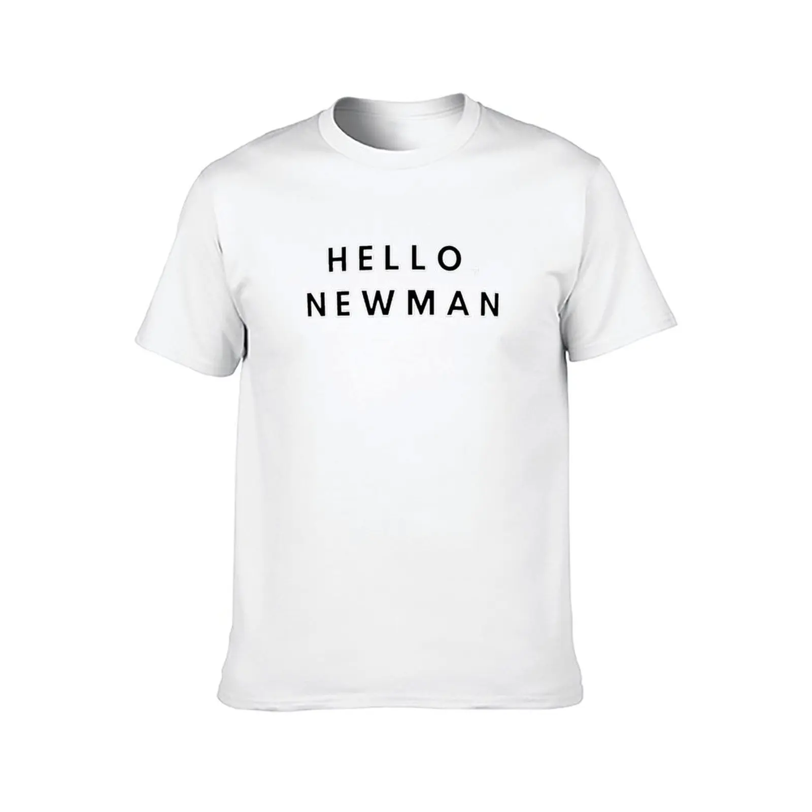 Фото Футболка Hello Newman, футболки для мужчин, забавные футболки с рисунком аниме для мужчин, футболка №2