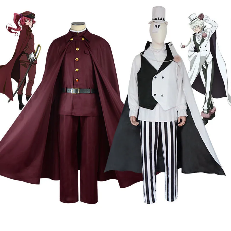 

Костюм для косплея из аниме «бродячие псы», сезон 4, охотничий костюм Tetchou Suehiro, Николай гогогол, мусхитаро, Огури, костюм Человека, женщины, детектива