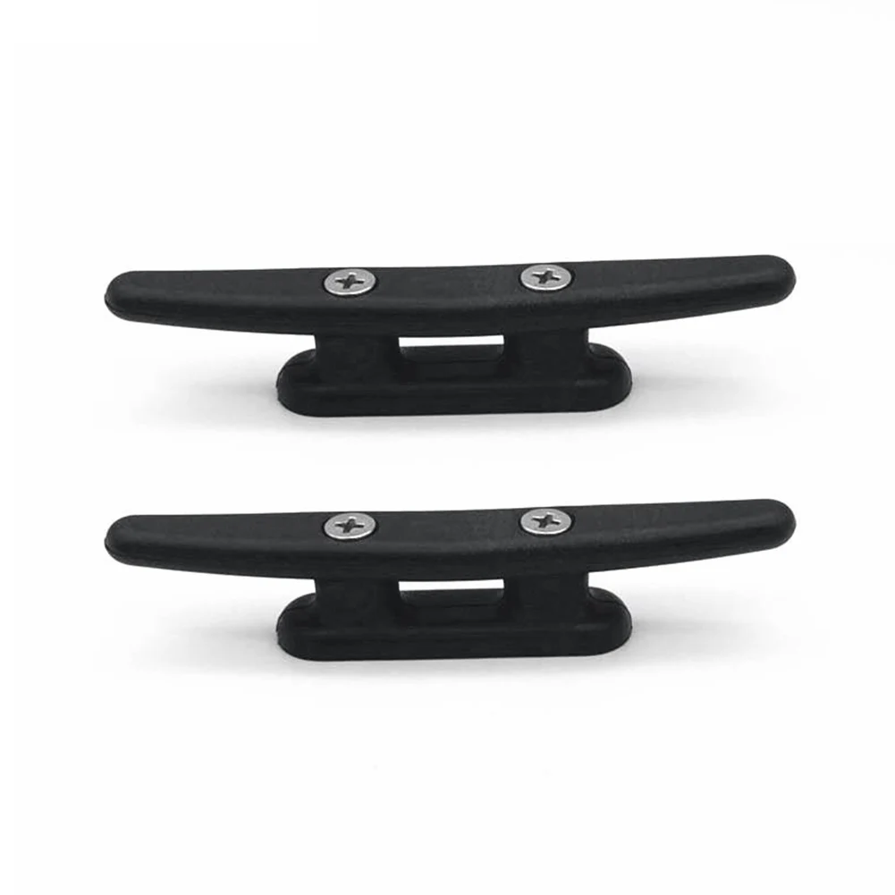 

2pcs 98MM 2 Hole Hardware Boat Cleats For Marine Boat Deck Rope Tie Yacht Accessories