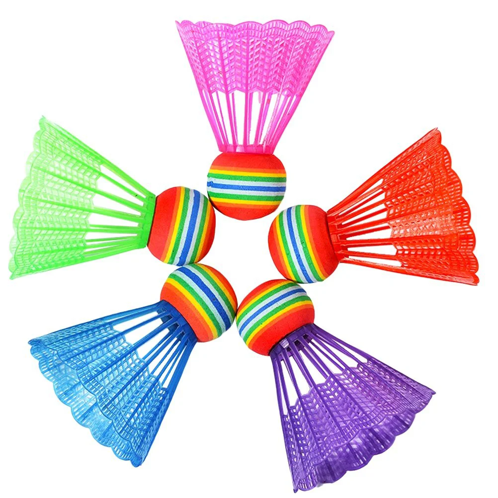 

20 Pcs Training Shuttlecocks Outdoor Play Toys Kids Plastic High Child Childrens