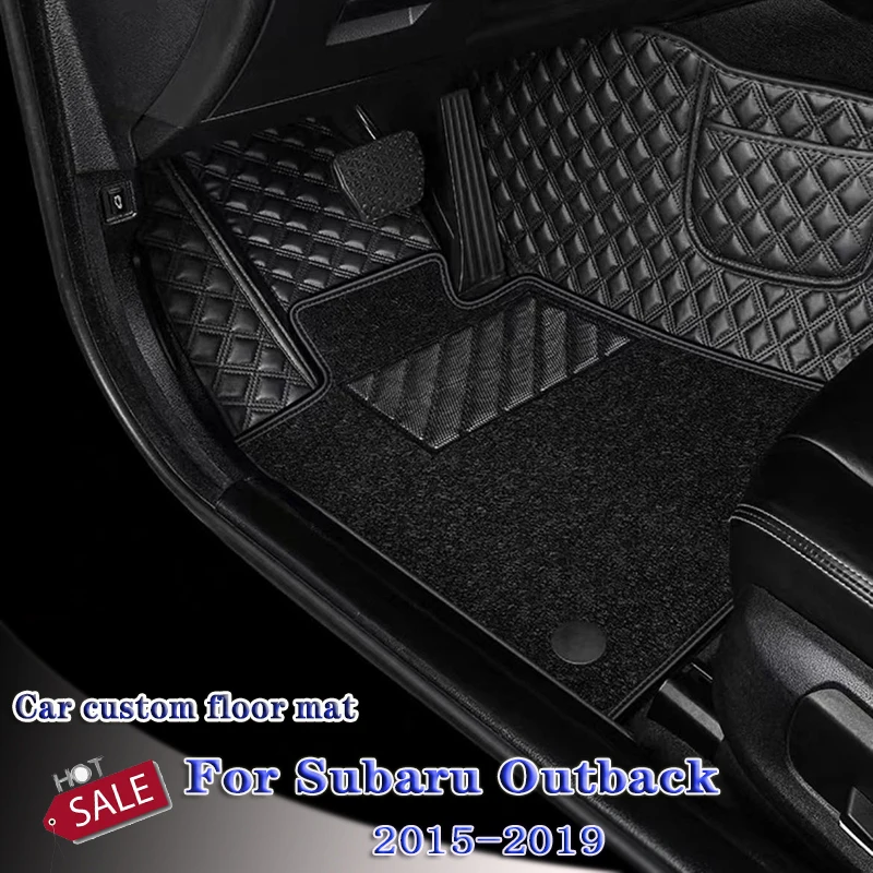 

Автомобильные коврики для Subaru Outback 2015 2016 2017 2018, коврик для украшения автомобиля, Нескользящие кожаные аксессуары для интерьера