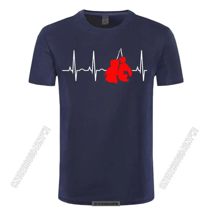 

Clothing Boxing Shirt For Men Boxer Heartbeat Gift T Shirt Xmas Popular Male Female Adult Unisex Pure Cotton T-Shirts