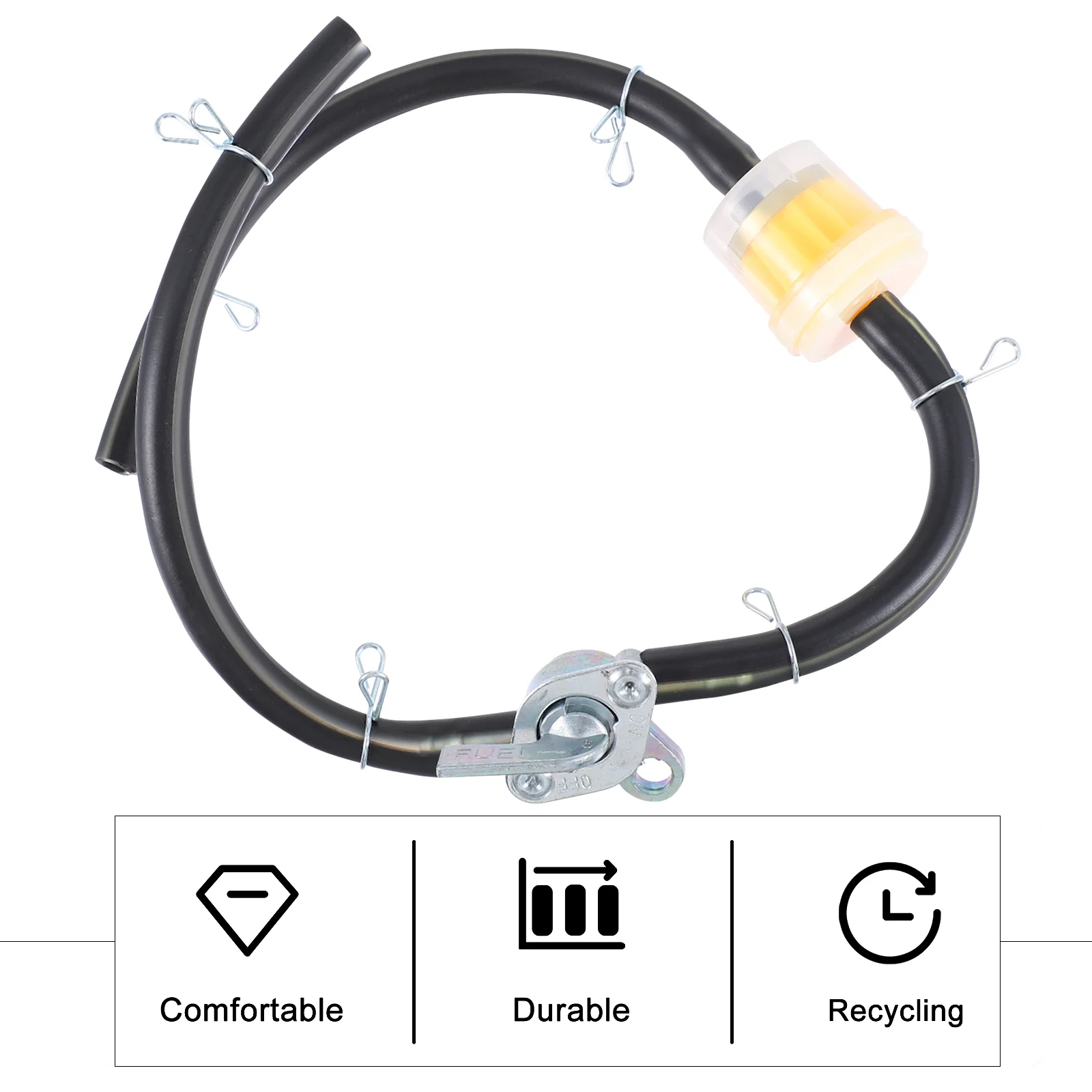 Бензиновый фильтр топливный шланг бензиновый для мотоцикла с кранами бака из