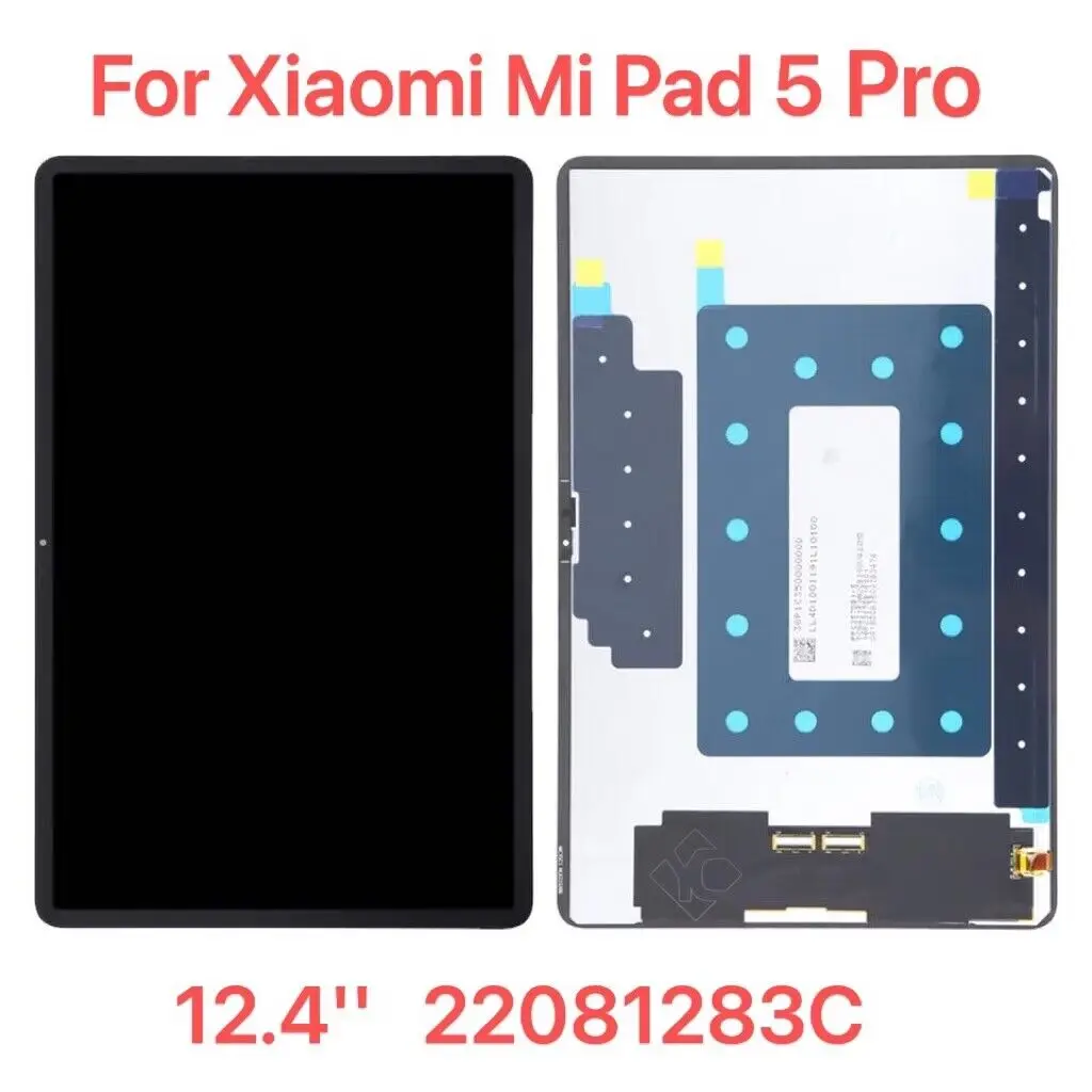 

Оригинальный ЖК-экран для Xiaomi Pad 5 Pro 12,4 дюйма для Xiaomi Mi Pad 5pro 12,4 22081283C, сенсорный ЖК-экран с дигитайзером, новая сборка