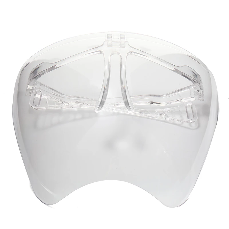 

PC box with up and down flipping space mask, anti-splash, anti-dust goggles, transparent anti-fog mask