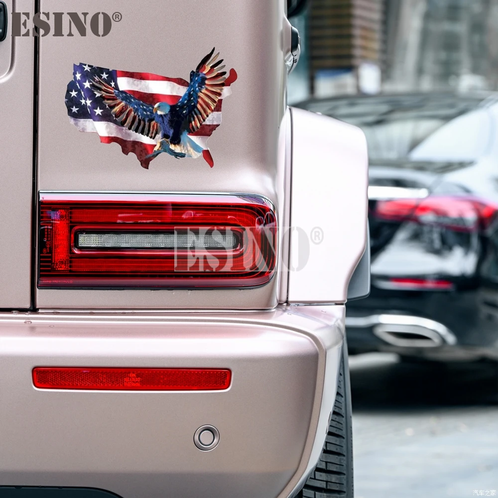 Автомобильный Стайлинг креативный Флаг США американский флаг летающая карта