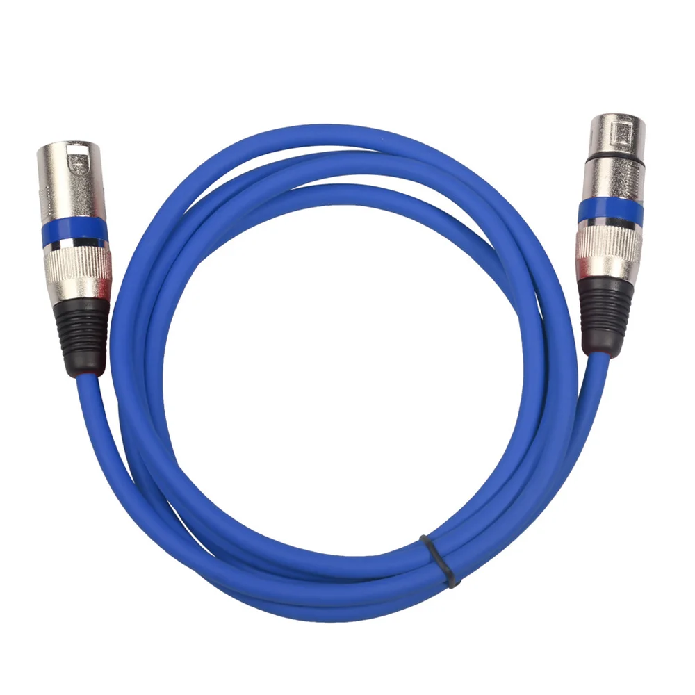 

1 м 3Pin XLR кабель штекер-гнездо XLR аудио шнуры 3-контактный разъем микрофонный провод кабель